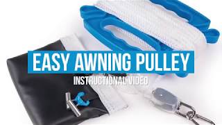 Kampa Easy Awning Pulley Instructional Video [upl. by Volnak]