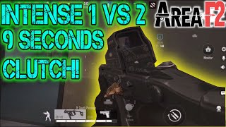 INTENSE 1 vs 2 NINE SECONDS CLUTCH  Area F2 Highlights [upl. by Ecraep]