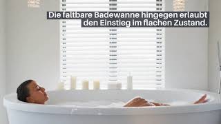 Faltbare Badewanne für Erwachsene Test 2021  die besten 5 im Vergleich 🛀 [upl. by Maya]