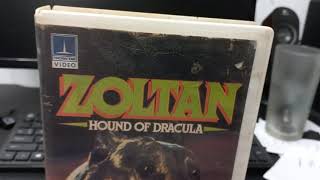 ZOLTAN Hound Of Dracula 1978 Vhs [upl. by Lolly743]