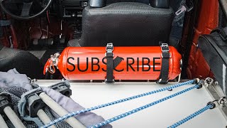 59 Suzuki Samurai Fire Extinguisher Install [upl. by Rolat]