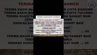 LAGU  TERIMA KASIH BAPA YAHWEH [upl. by Burlie592]