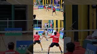 Backhandsmash😱🤯🔥badminton badmintonhighlights badmintoncompetition shorts [upl. by Sower]