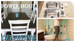 POWER HOUR CLEANING  EXTREME CLEANING MOTIVATION [upl. by Eceerahs517]