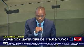 AlJamaah leader defends Joburg mayor [upl. by Karna831]