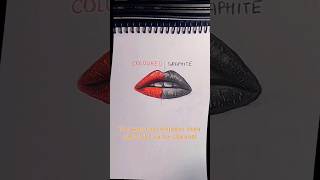 Coloured vs graphite challenge artchallenge drawing art explore [upl. by Karmen]