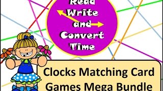 Read Write and Convert Time Analogue Digital and Words [upl. by Mehetabel]