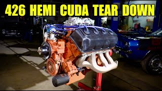 1971 Hemi Cuda 426 Tear Down  This Car Deserves Better [upl. by Ahsitra]