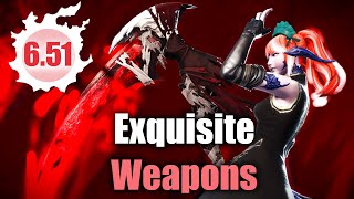 All NEW Shiny Exquisite Weapons  Patch 651  4KUHD [upl. by Bisset]