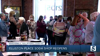 Elliston Place Soda Shop reopens [upl. by Fanya880]