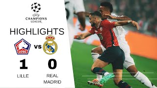 LOSC Lilla 1  0 Real Madrid  Match Highlights ucl [upl. by Duff]