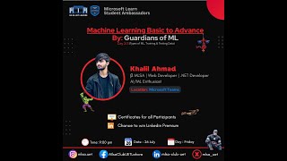 Machine Learning Basic to Advanced By Guardians of ML Day 2 [upl. by Yttocs899]