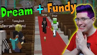 I Married Dream  Fundy Reaction  Minecraft but TRUE LOVE [upl. by Dorey]