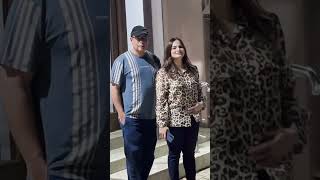 Salman Khans sister Alvira and jiju Atul pose for paps😍 viralvideo viralshorts salmankhan viral [upl. by Almeria]