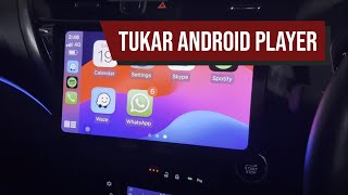 Upgrade Android Player TS10 Dengan Apple Carplay  Android Auto Harga MARHAEN [upl. by Aerbma13]