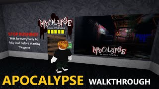 ESCAPE ROOM APOCALYPSE Walkthrough Roblox [upl. by Kaitlin]