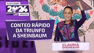 Conteos rápidos dan el triunfo a Claudia Sheinbaum [upl. by Aube]