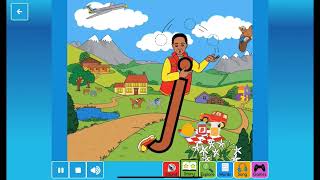 Letterland Alphabet Phonics Sounds Songs Shapes and Writing  Letter J  Jumping Jim [upl. by Bilak428]