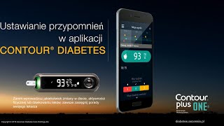 Ustawianie przypomnień w aplikacji CONTOUR DIABETES  CONTOUR PLUS ONE  mgdL  Poland plPL [upl. by Ymerrej]