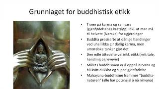 Buddhismens etikk [upl. by Yrallam]