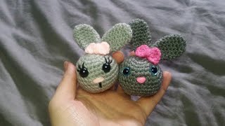 Tuto porteclés lapin au crochet [upl. by Ainat]