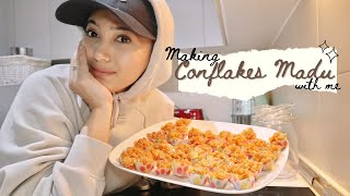 Making Conflakes Madu with me using AIR FRYER 🍯 [upl. by Ahsilek]