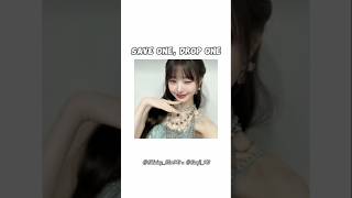 Save one Drop one Idols FtShiningStar943  video edited by her [upl. by O'Neil383]