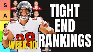 Top 18 Tight Ends Rankings For Week 10 Fantasy Football [upl. by Anahtor]