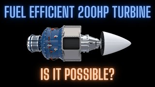 200HP Fuel Efficient Turbine Engine by TurbAero [upl. by Nairde]