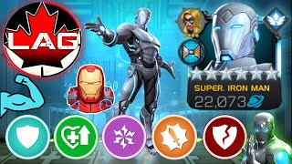 NEW BUFFED SUPERIOR IRONMAN IS AWESOME 6Star Rank 5 Gameplay Abilities Breakdown Guide  MCOC [upl. by Daley]