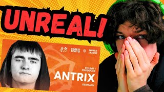 Reaction To Antrix 🇩🇪  GRAND BEATBOX BATTLE 2023 WORLD LEAGUE  Producer Showcase Round 1 [upl. by Ahtnamys]