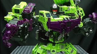 JinBao KO Upscaled Generation Toy GRAVITY BUILDER Devastator EmGos Transformers Reviews N Stuff [upl. by Xenos]