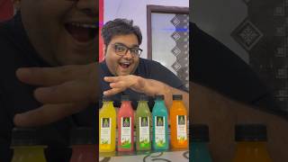 Tried Five Health Juice By Yoga Pulp  ￼Pulpy Fruit Juice Review foodreview shorts foodvideo [upl. by Amek]