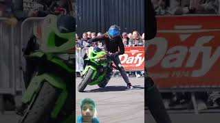 ZX10R BIKE STUNT drift short ytshorts viral [upl. by Harriett]