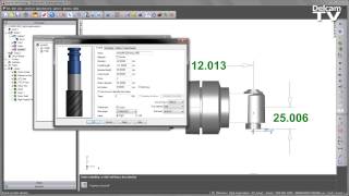 Right Angle Head Support  FeatureCAM 2014 R2 [upl. by Cyprus]