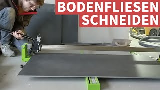 ✅ Bodenfliesen aus Feinsteinzeug schneiden Was geht und was nicht [upl. by Ahsinan49]