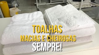 COMO MANTER SUAS TOALHAS MACIAS E CHEIROSAS [upl. by Seleta]