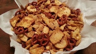 best snack EVER Original Chex Mix [upl. by Nogam799]