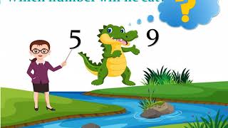 Learn Greater thanLess than with Charlie the crocodile [upl. by Aicemed]