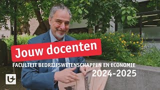 De docenten van de 1ste Bachelor 2024  2025  Faculteit Bedrijfswetenschappen en Economie [upl. by Skees66]