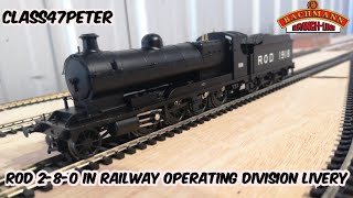 Bachmann ROD 280 1918 in Railway Operating Division Livery  Review and Running [upl. by Gayle]