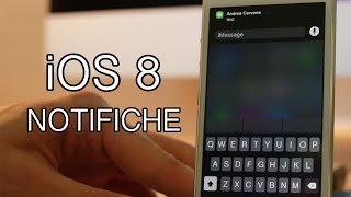 iOS 8 le nuove notifiche interattive  Focus [upl. by Ridglee]