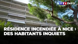 quotJai peur que ça recommencequot  psychose dans une résidence de Nice visée par 5 incendies en 1 mois [upl. by Amitarp]