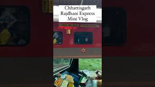 Bilaspur Rajdhani Express Mini Vlog Rajdhani Express First Class [upl. by Fricke223]