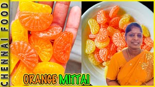 3 பொருள்களில் அனைவருக்கும் பிடித்த ஆரஞ்சு மிட்டாய்  90s favourite Mittai  Orange candy recipe CFF [upl. by Sirkin]