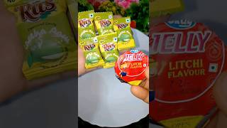 Rus Kaccha Aam Candy  Okay Litchi Flavour Jelly Popsicle icecream shorts trending viralvideo [upl. by Eidob]