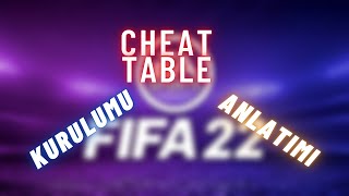 FİFA 22 CHEAT TABLE VE CHEAT ENGİNE KURULUMU FİFA 22 CHEAT TABLE [upl. by Doreg]