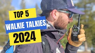 Best Walkie Talkies for Long Distance 2024  Which Walkie Talkie Should You Buy in 2024 [upl. by Loralee]