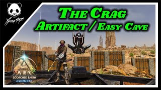 How To Get The Artifact of The Crag  Scorched Earth Caves  ARK Survival Ascended [upl. by Ahsilak]