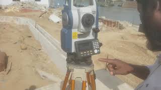 HOW TO DO LAYOUT OF A BUILDING WITH COORDINATE amp TOTAL STATION IN ENGLISHSOKKIA CX105 [upl. by Mcgee]